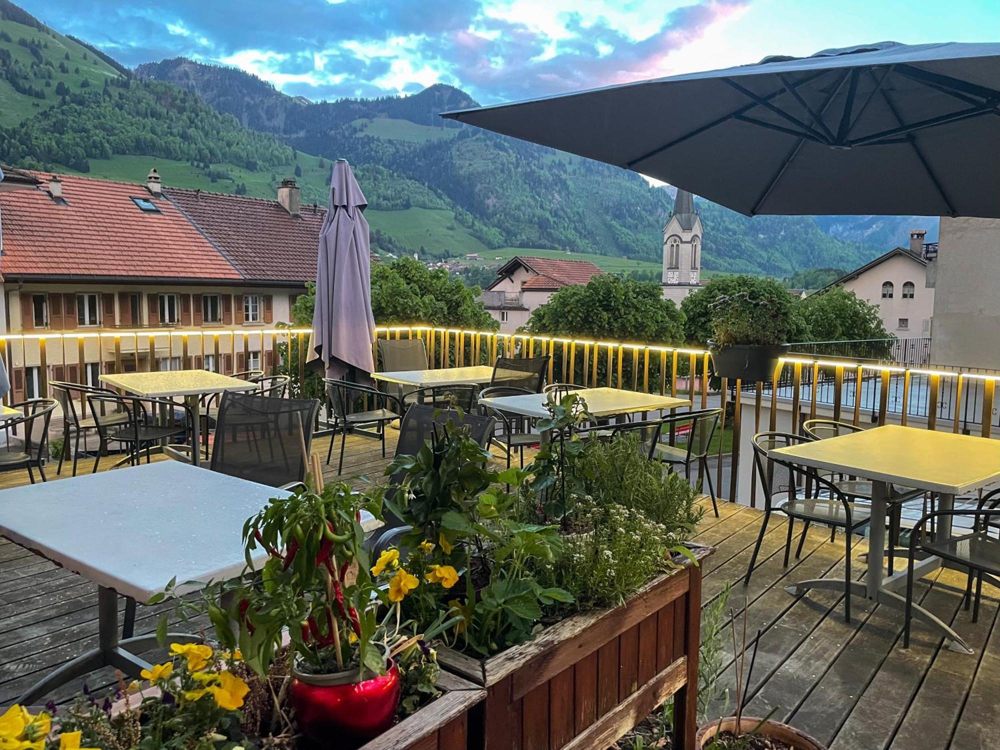Albeuve Auberge De L'Ange מראה חיצוני תמונה